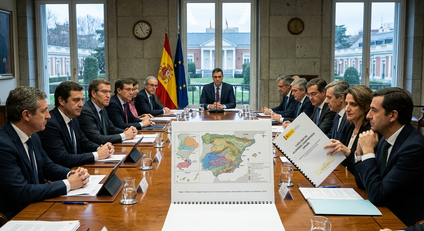 España aprueba el mapa de acuíferos compartidos entre regiones