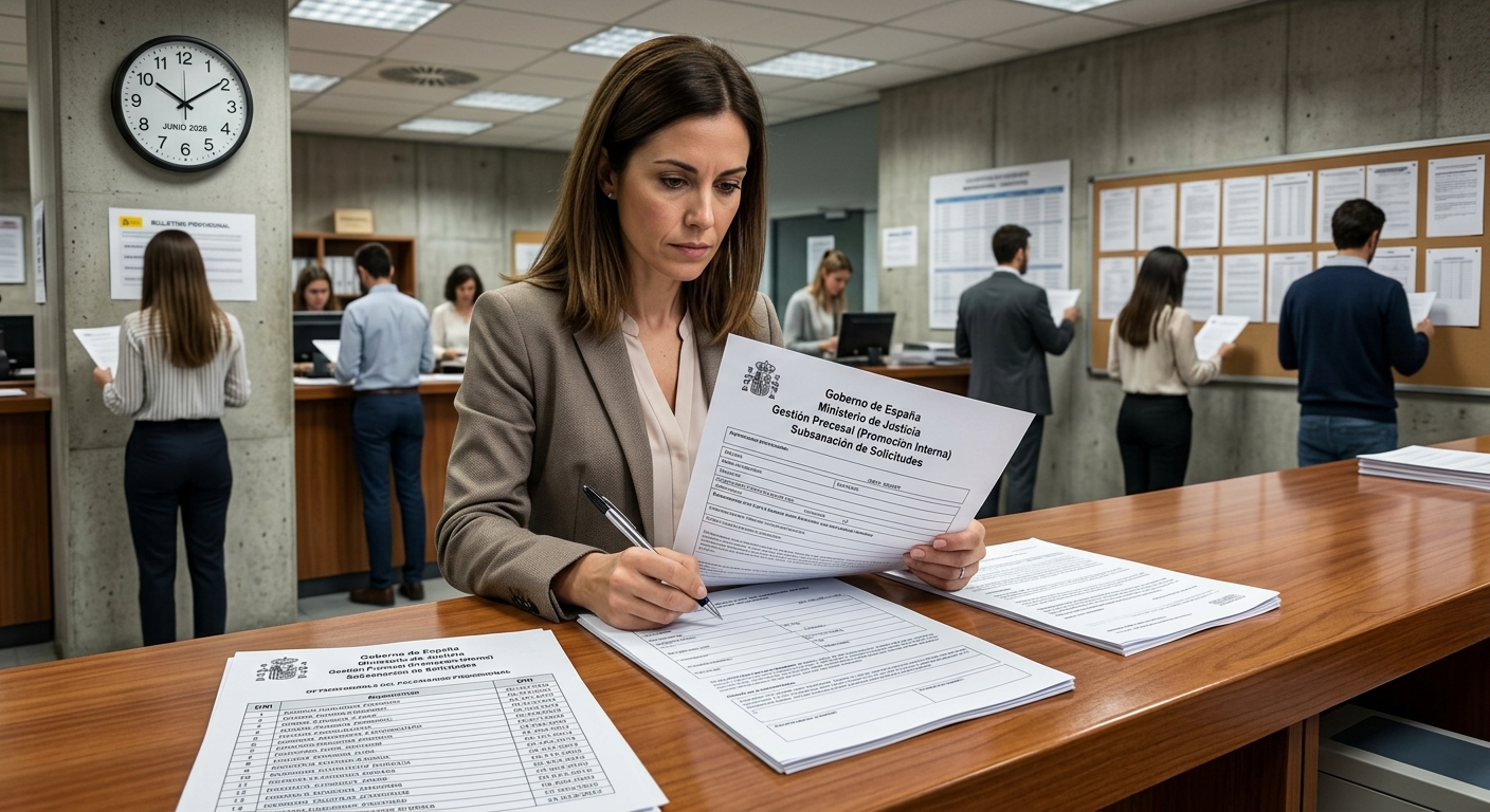 Gestión Procesal: Publicadas las listas provisionales de admitidos