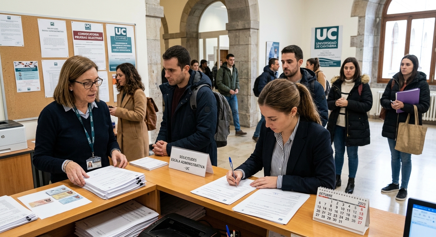 Cantabria abre pruebas para la Escala Administrativa