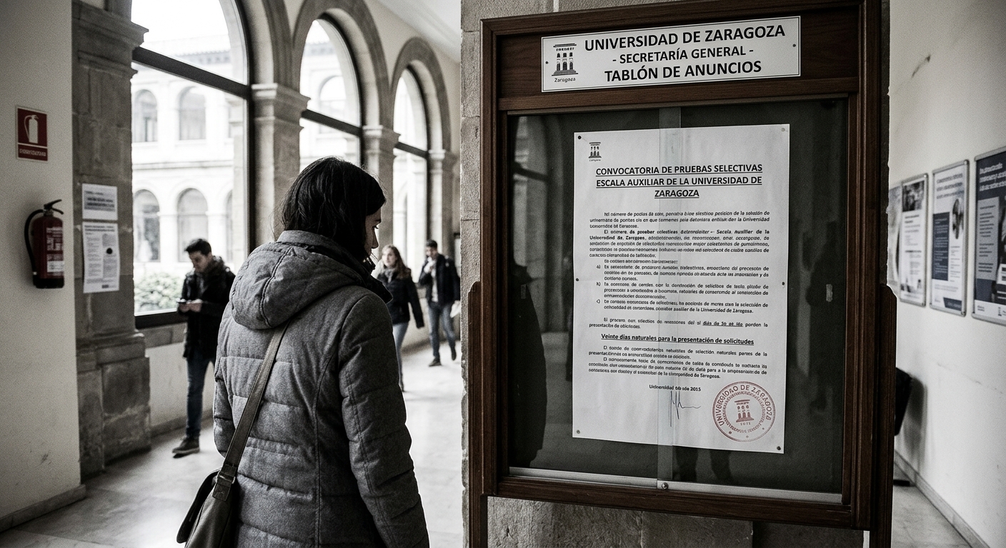Zaragoza convoca plazas para la Escala Auxiliar