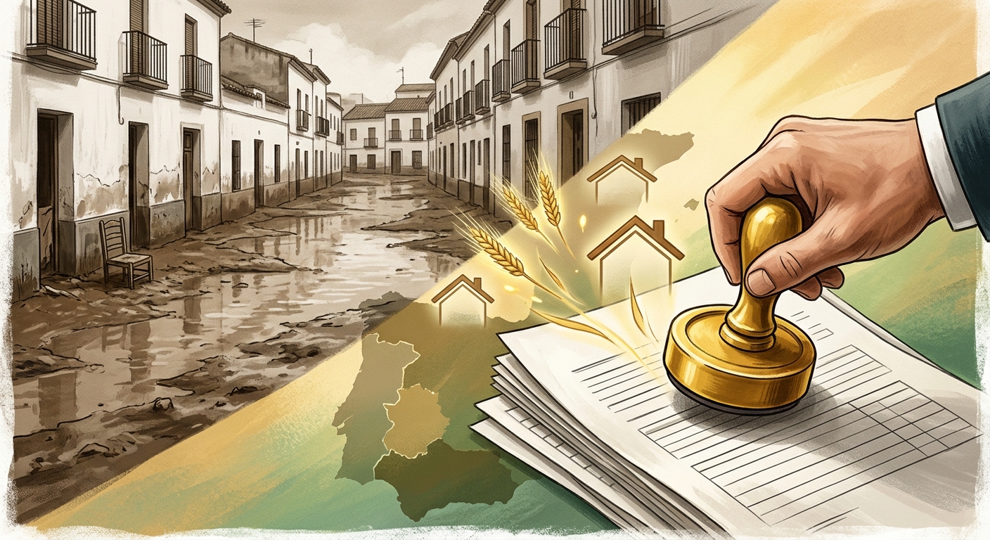 Compensaciones fiscales para municipios afectados por inundaciones