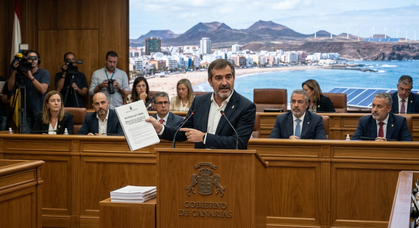 Canarias acelera su transición energética con un nuevo Decreto-ley
