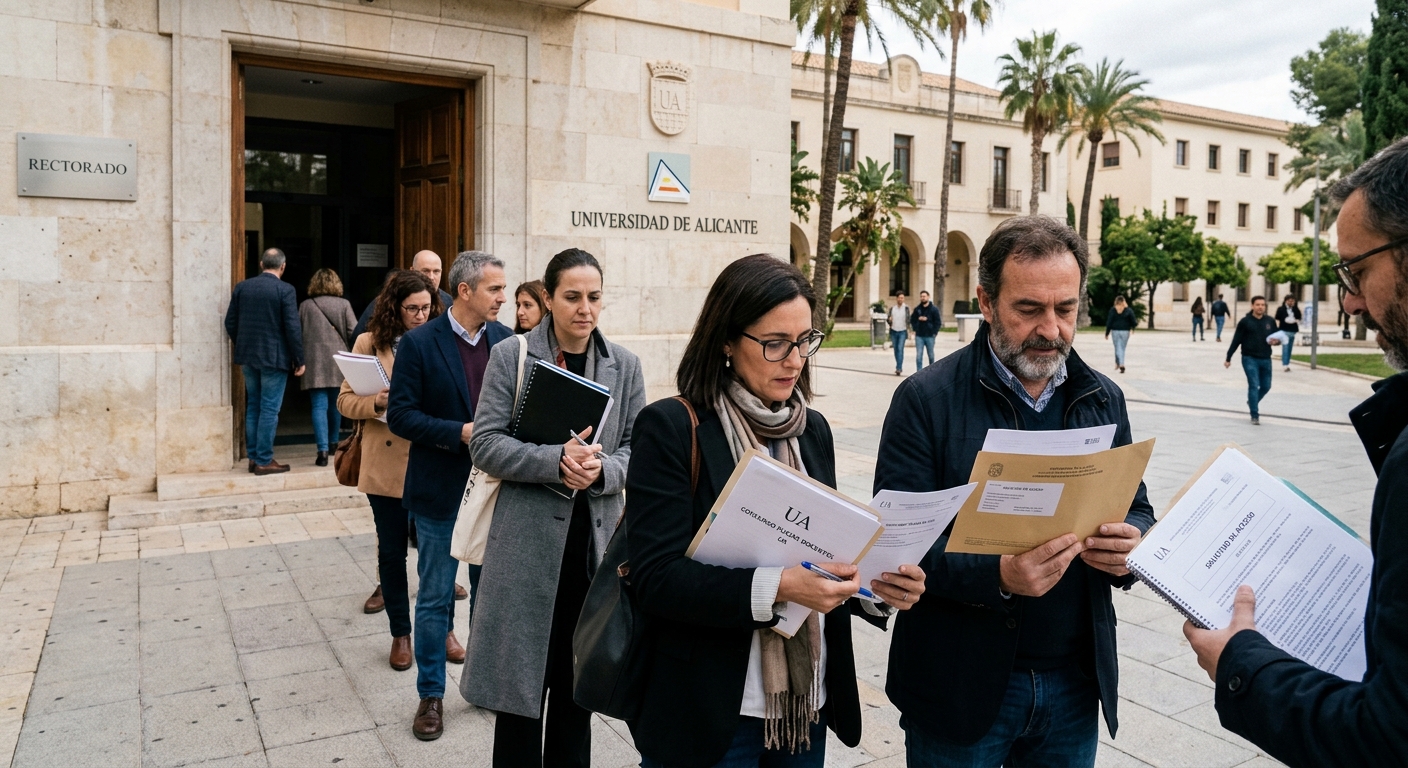 Concurso de acceso a plazas docentes en la Universidad de Alicante