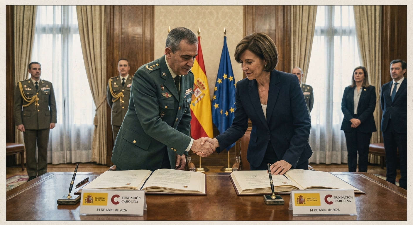 Defensa y Fundación Carolina se alían por la seguridad y defensa