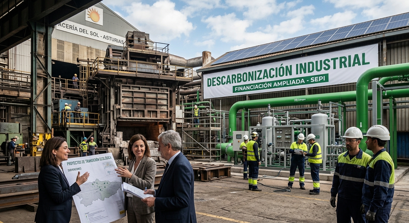Más fondos para la descarbonización de la industria española