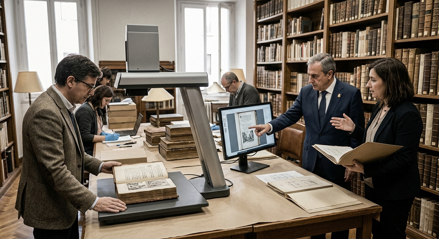 Ayudas para digitalizar el patrimonio bibliográfico español