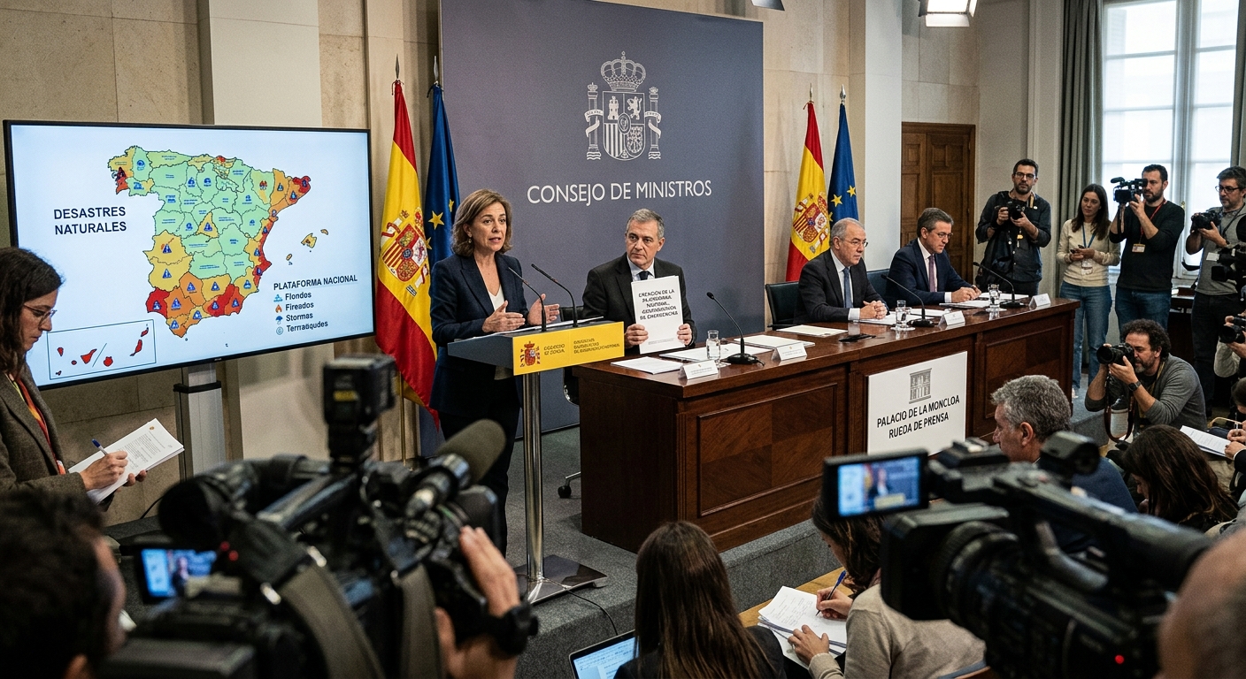 España crea una Plataforma Nacional contra desastres naturales