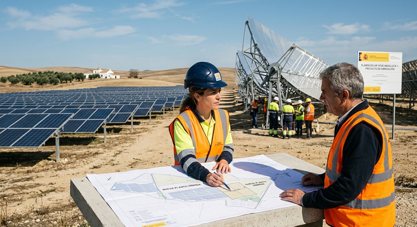 Luz verde a una nueva planta híbrida solar en Andalucía