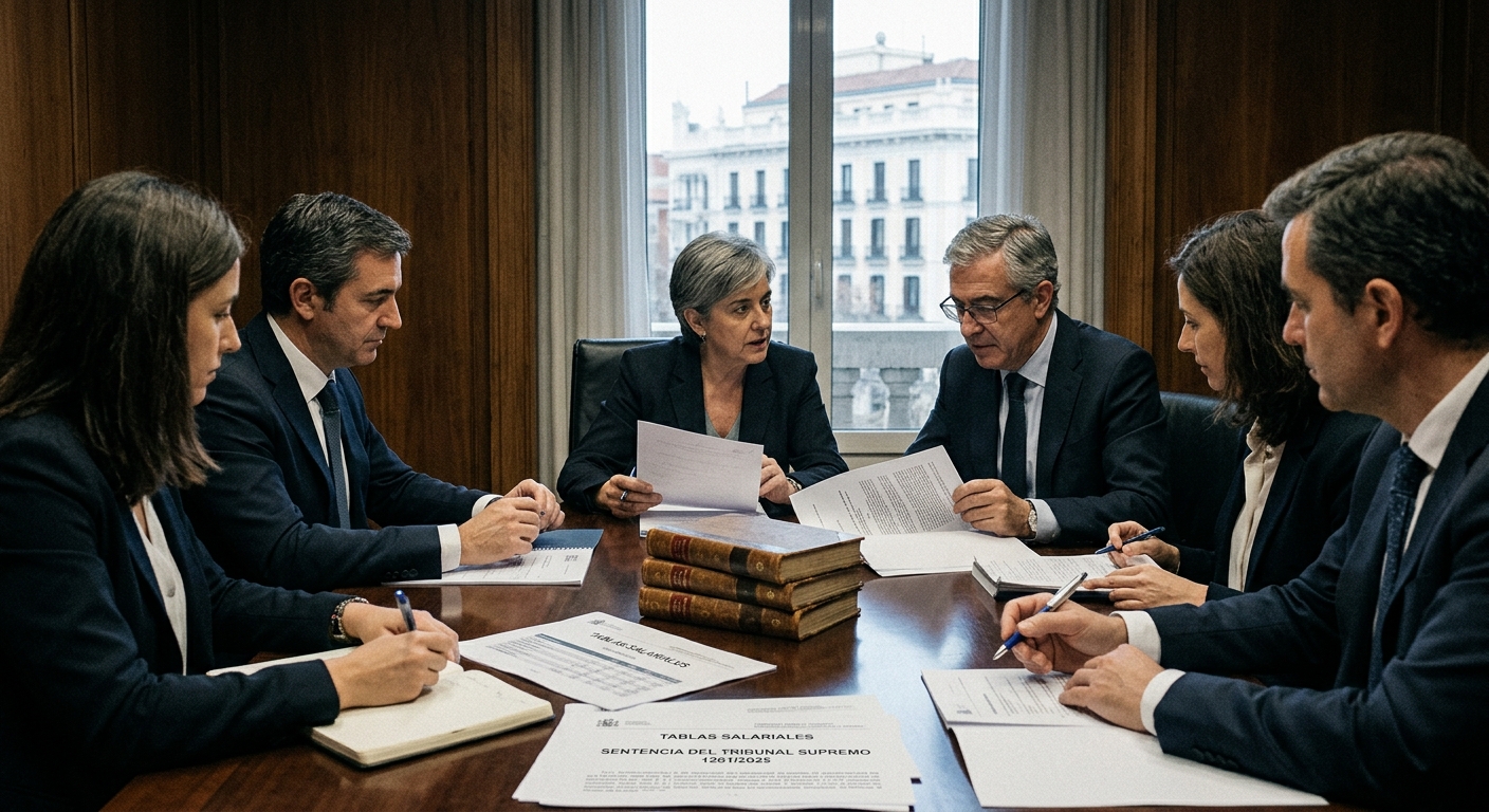 El Supremo fija las tablas salariales tras su sentencia