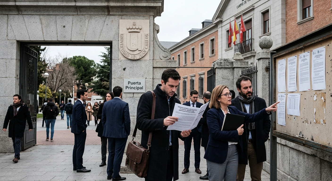 La URJC convoca nuevas plazas para docentes universitarios