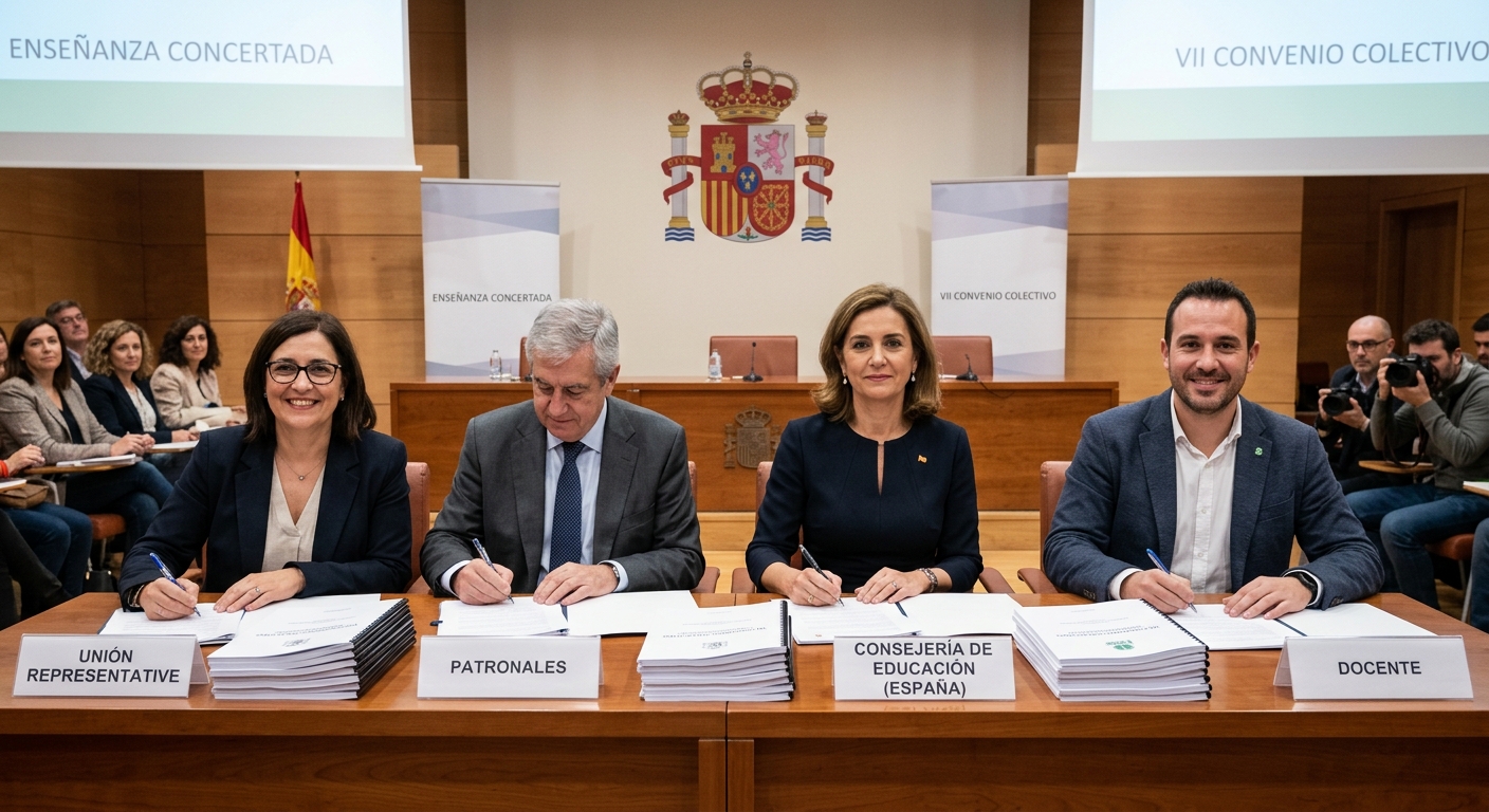 Sube el sueldo a miles de docentes de la enseñanza concertada