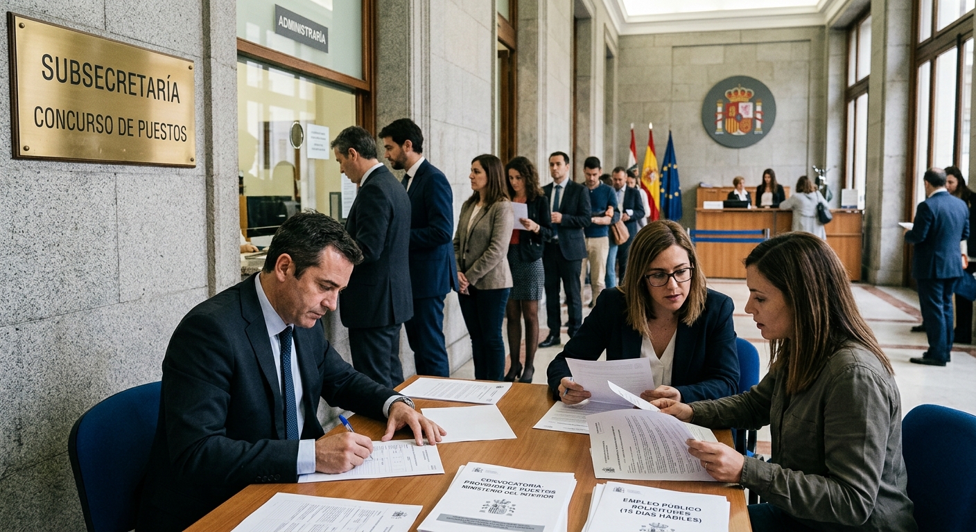 Interior abre concurso para provisión de puestos de trabajo