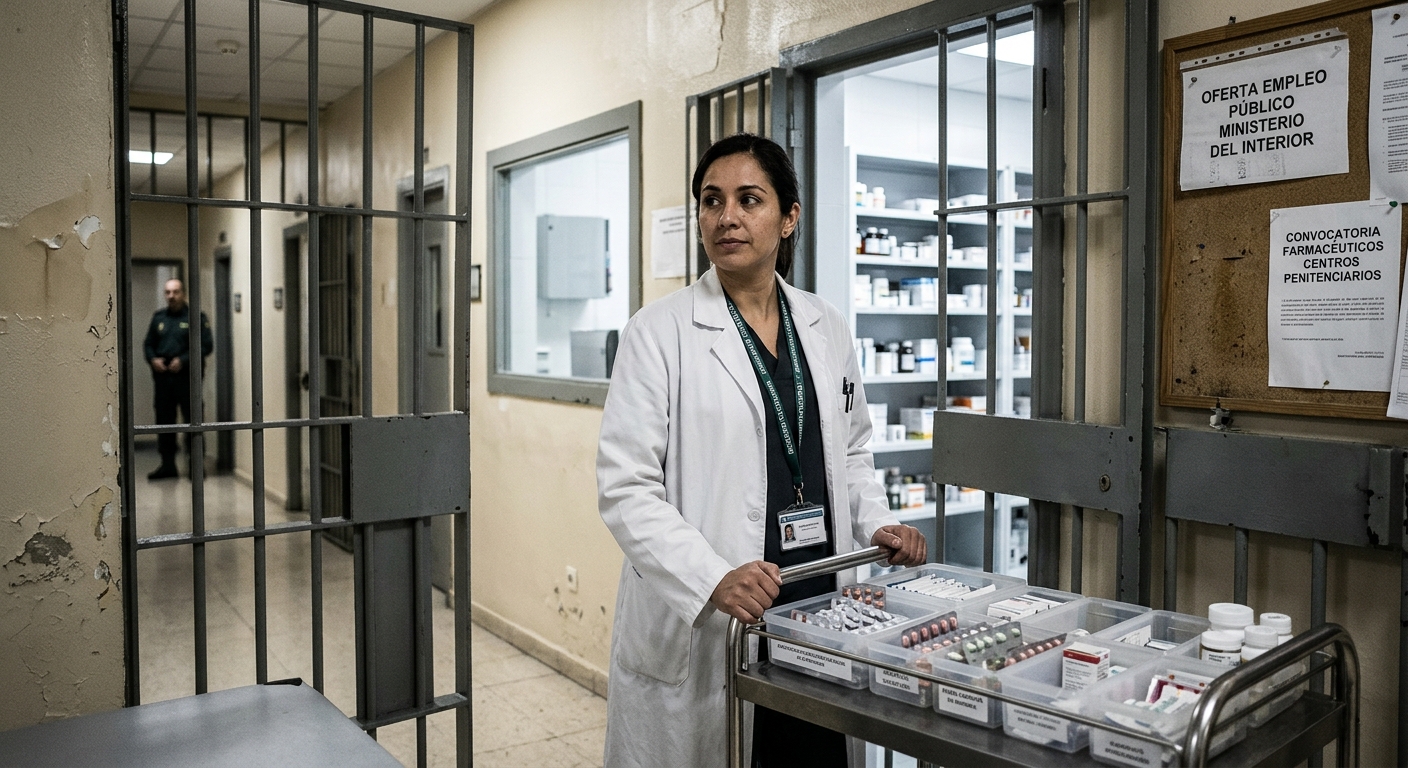Interior busca farmacéuticos para hospitales y prisiones
