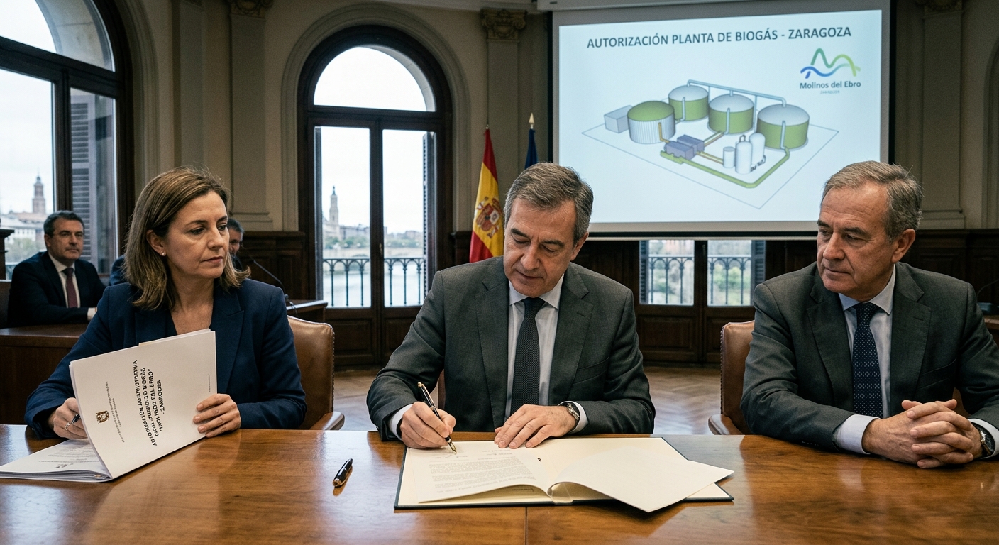Luz verde a una nueva planta de biogás en Zaragoza