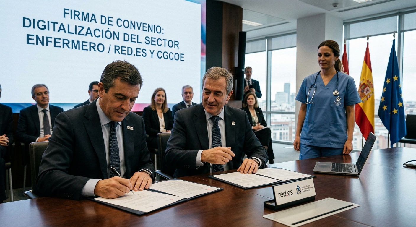 Red.es y Enfermería se unen para subvenciones tecnológicas