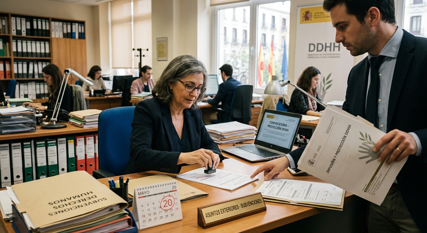 Convocatoria de subvenciones para la defensa de Derechos Humanos