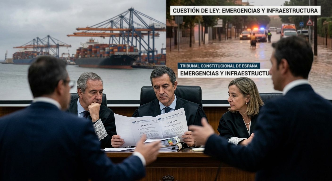 El TC examinará el decreto-ley de puertos y DANA del Gobierno