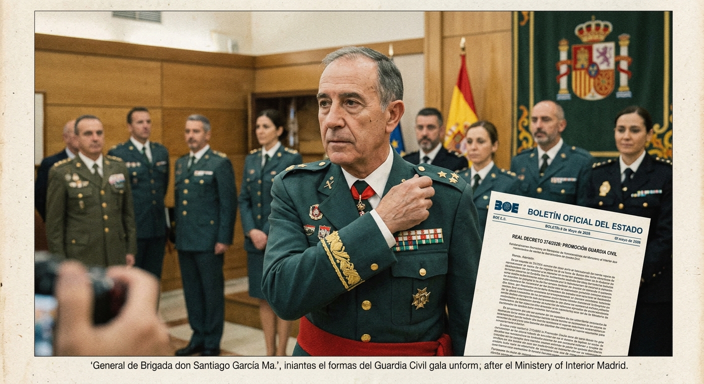 Ascenso a General de División en la Guardia Civil