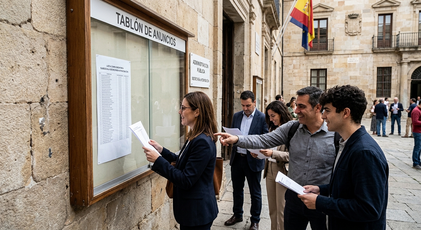 Lista complementaria para acceso a Secretaría-Intervención