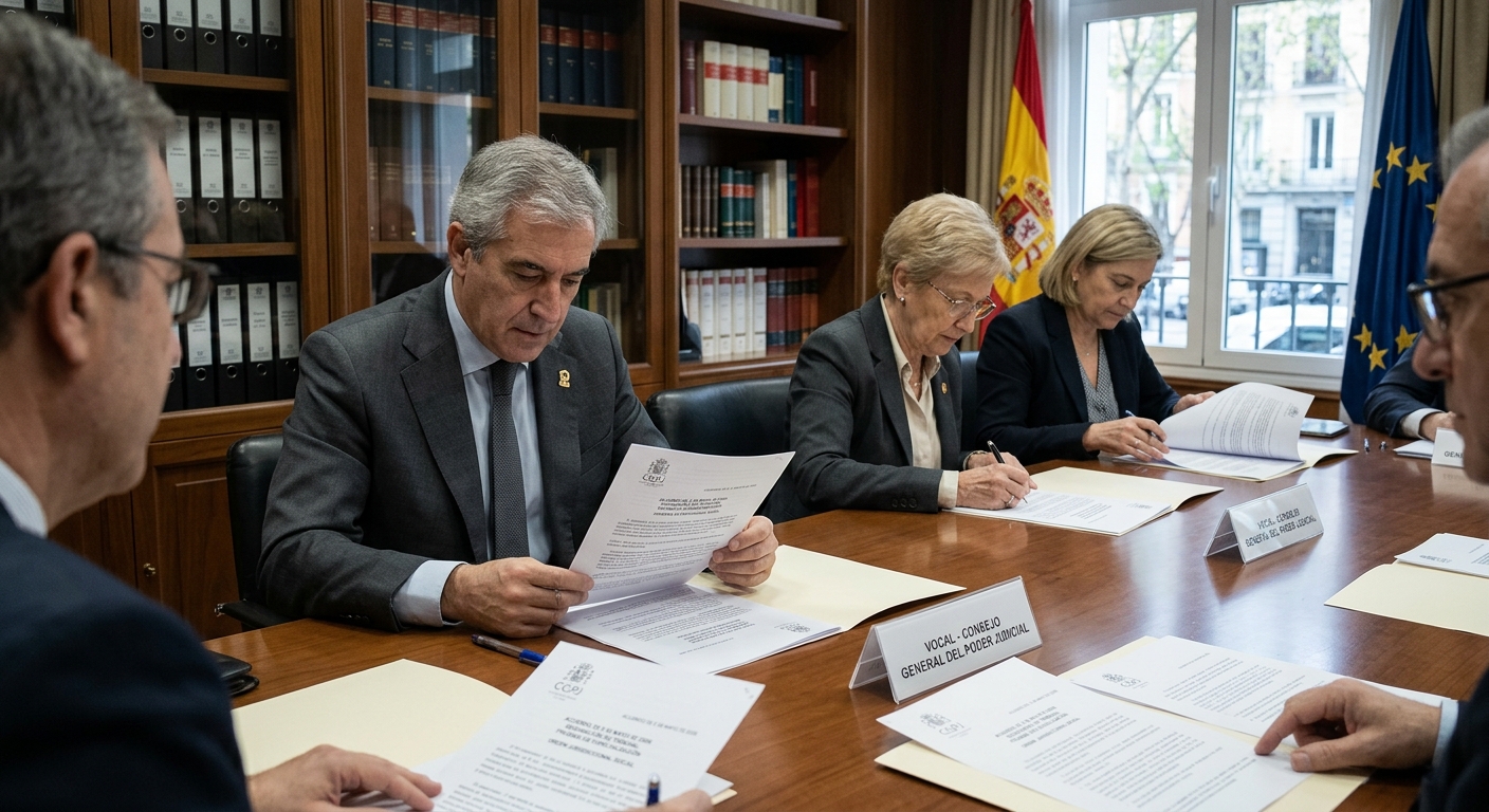 Designado el Tribunal para jueces de lo social