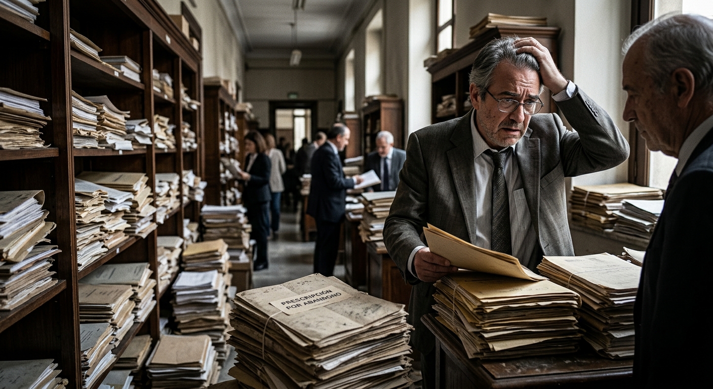 Justicia alerta sobre prescripciones por abandono de expedientes