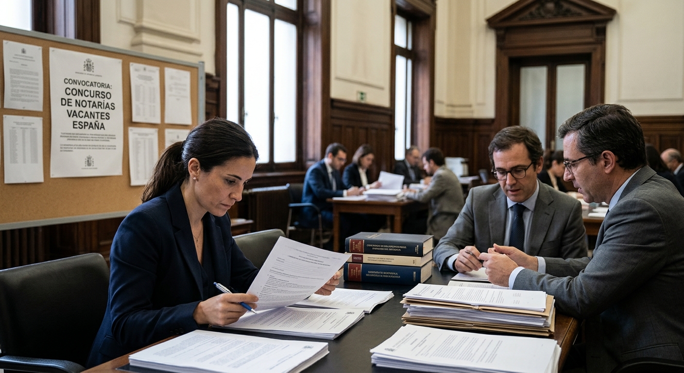 Concurso de notarías vacantes en toda España (excepto Cataluña)