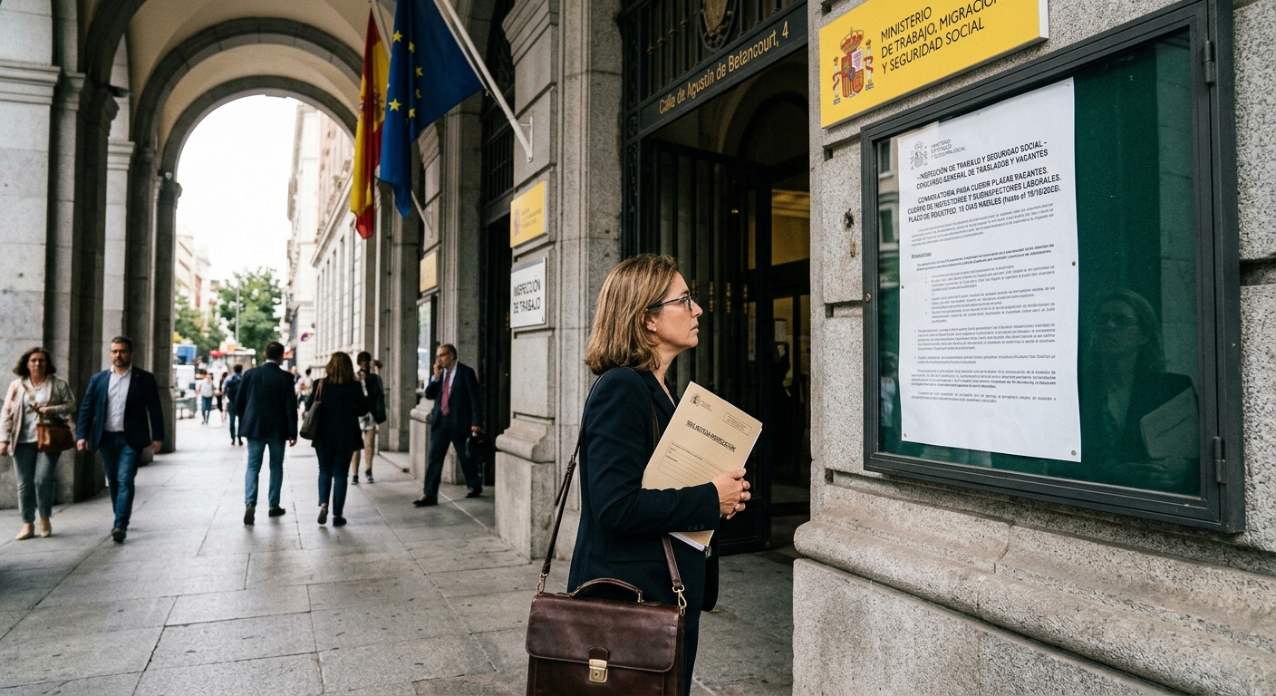 Oferta de empleo en Inspección de Trabajo: 15 días para optar
