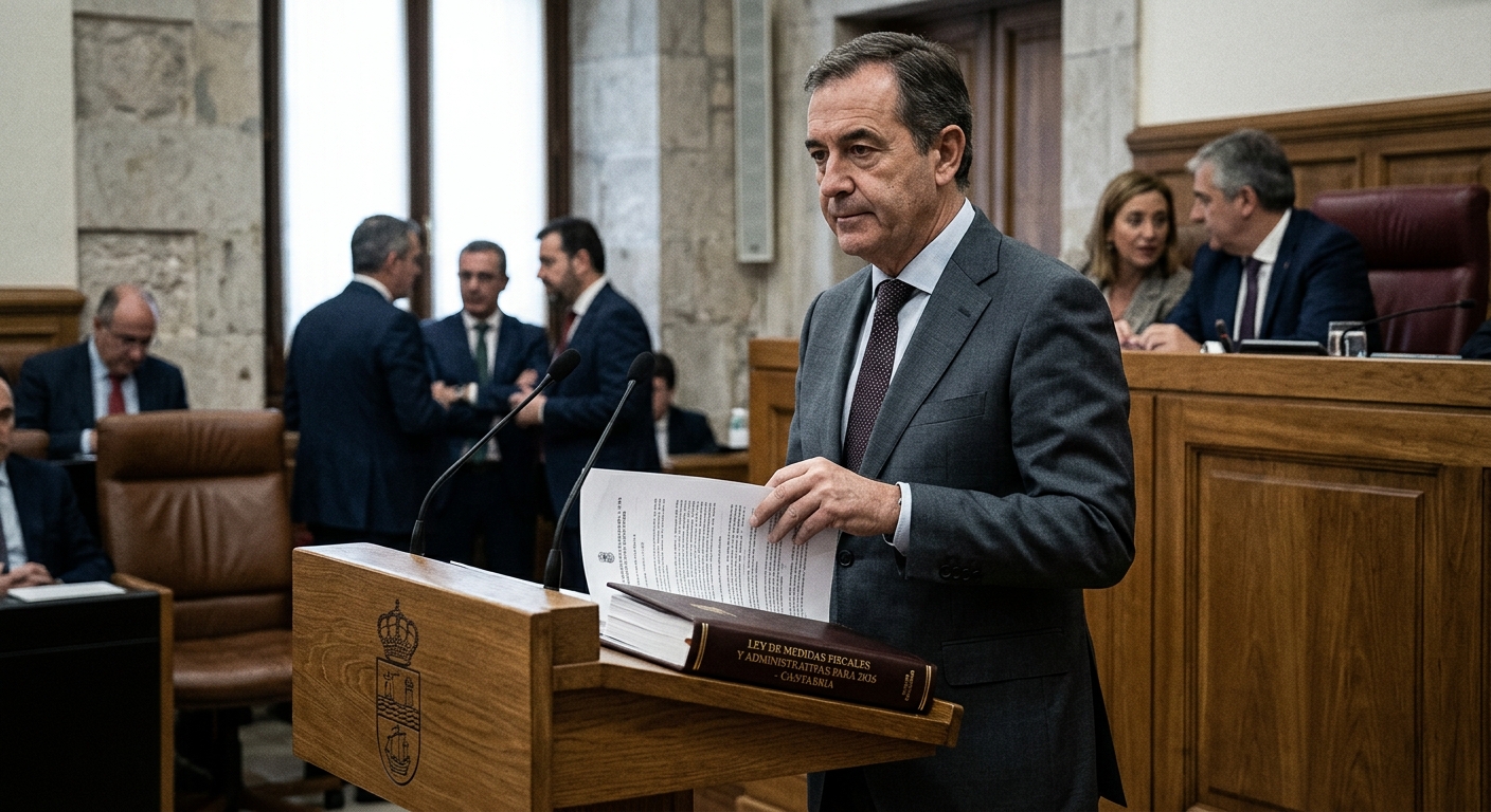 Cantabria aprueba su Ley de Medidas Fiscales y Administrativas para 2026