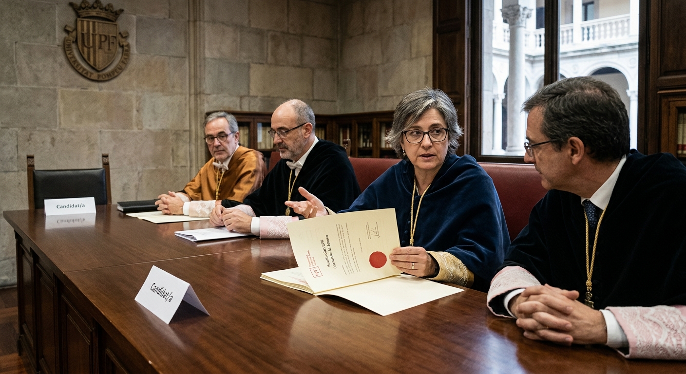 Resolución de la Universidad Pompeu Fabra para la convocatoria de concurso de acceso a plaza de Cate