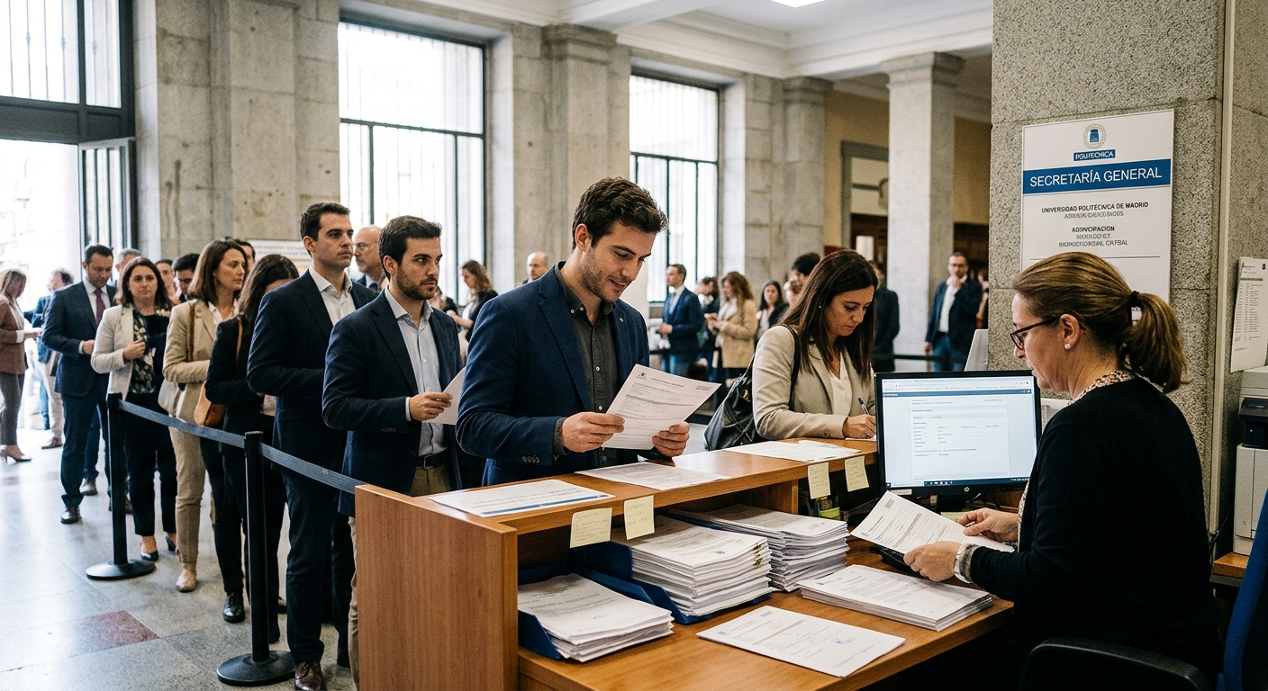 La Politécnica de Madrid busca personal administrativo