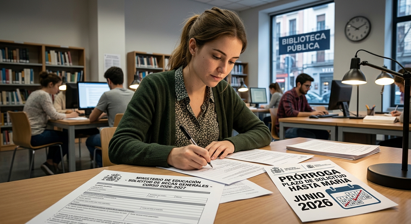 Prórroga para solicitar becas postobligatorias 2026-2027