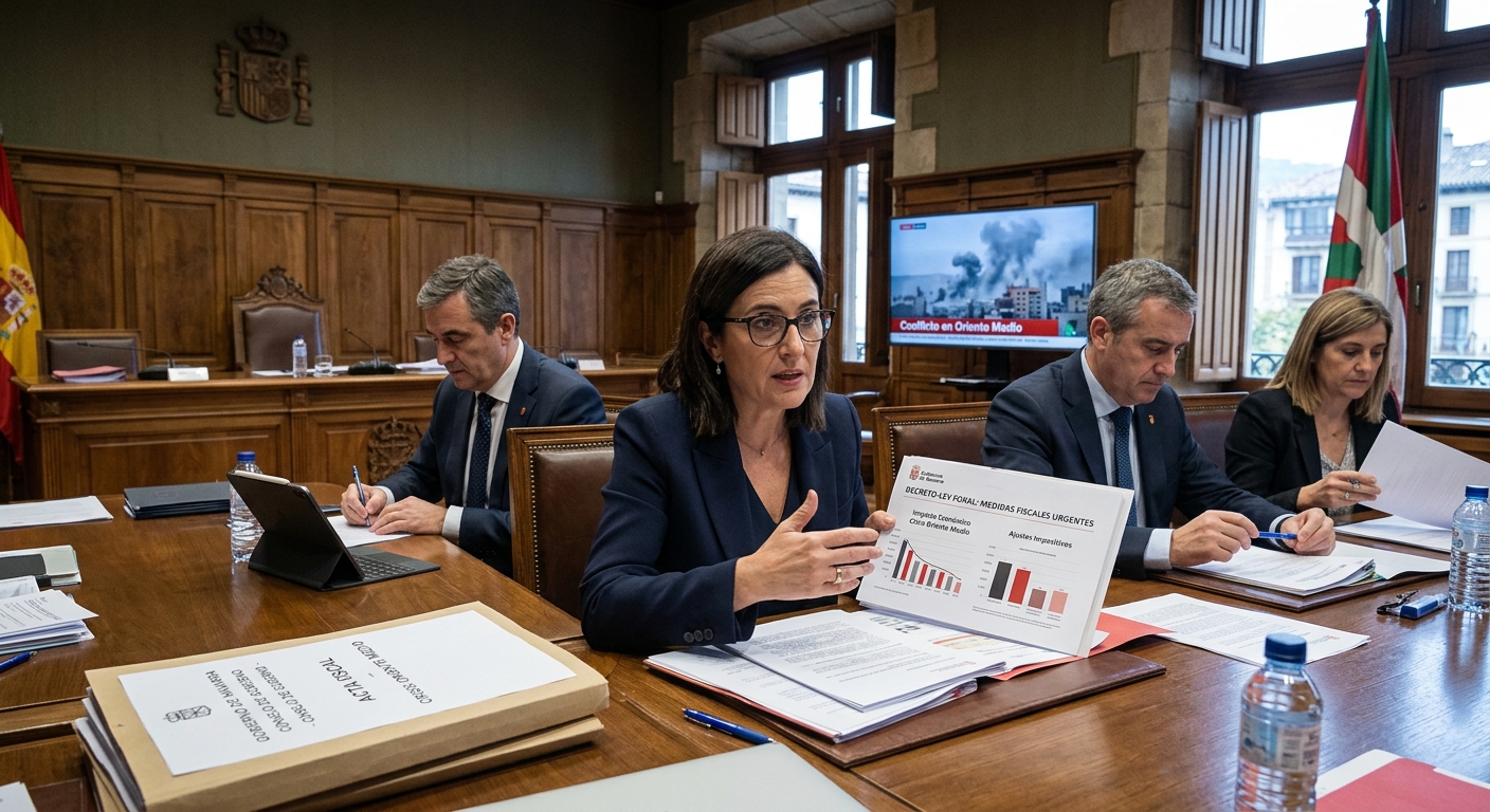 Navarra activa medidas fiscales urgentes por la crisis de Oriente Medio