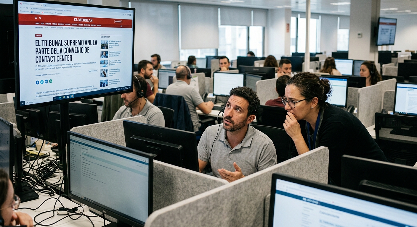 El Tribunal Supremo anula parte del V Convenio de Contact Center