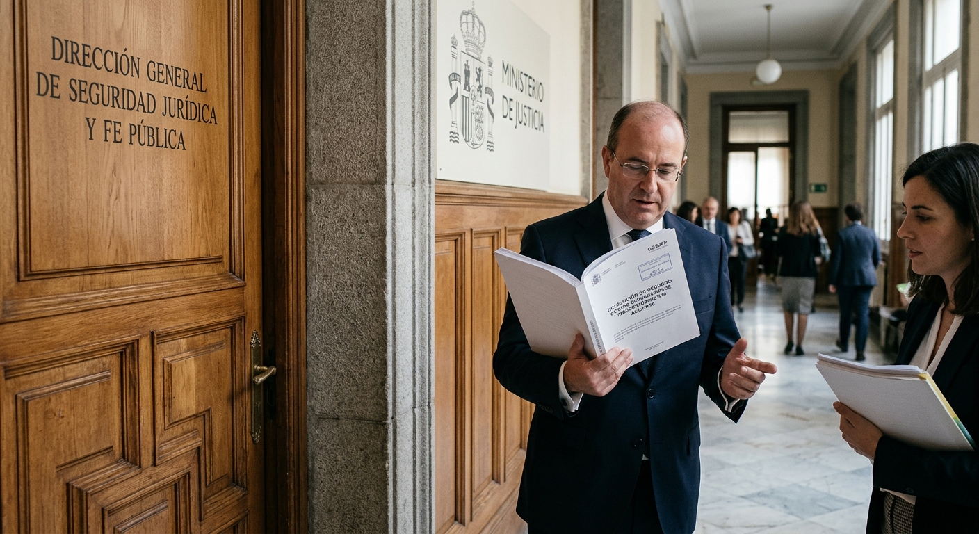 Notario recurre negativa de inscripción en el Registro Mercantil
