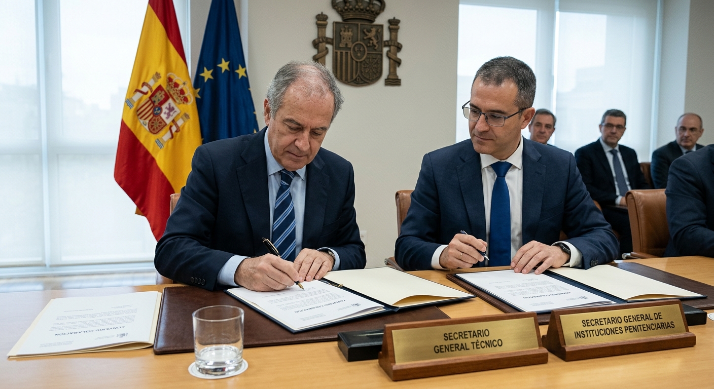 Interior publica convenio con Instituciones Penitenciarias