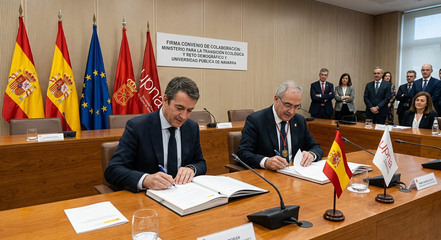 Transición Ecológica y UPNA colaboran en medioambiente