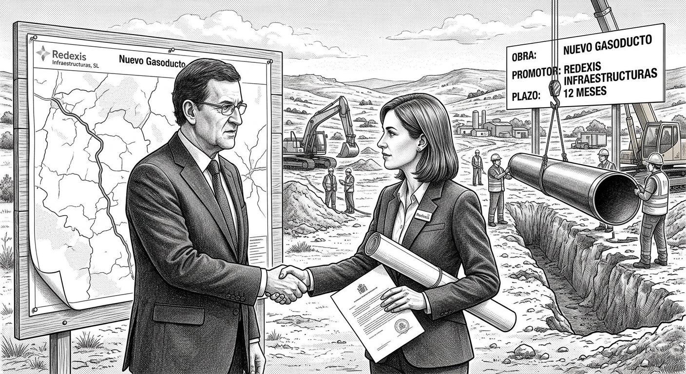 Autorizan nuevo gasoducto de Redexis Infraestructuras