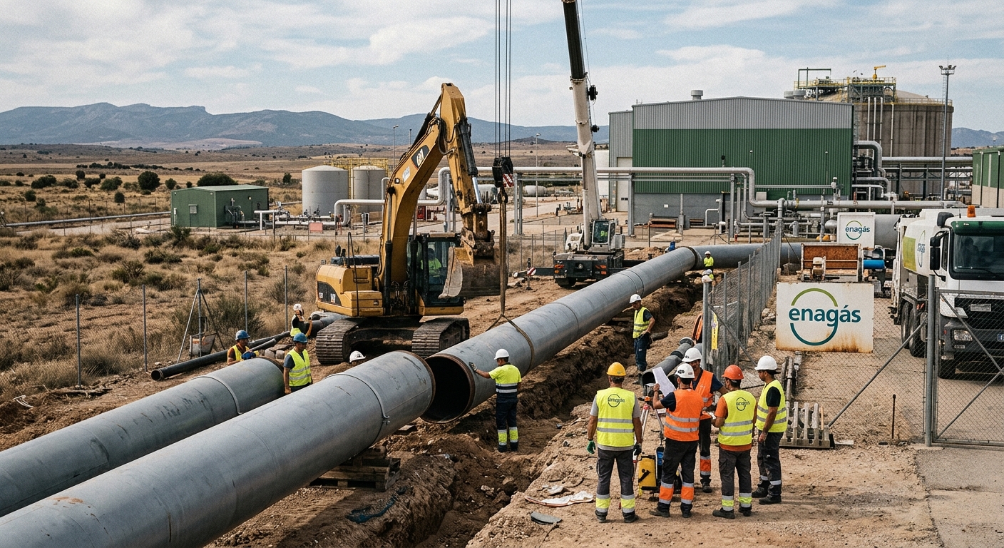 Enagás amplía infraestructuras clave para el gas