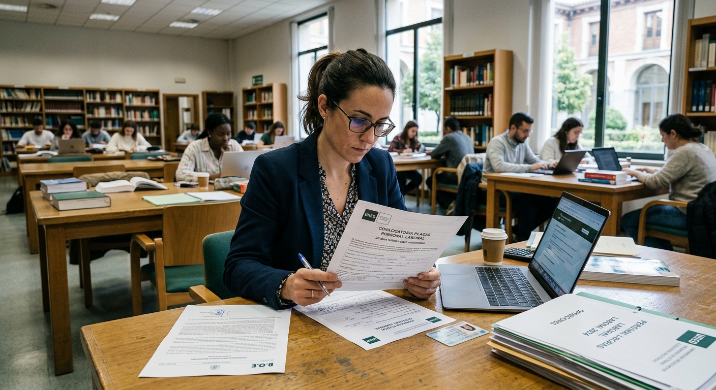 La UNED busca personal laboral: 20 días para solicitudes