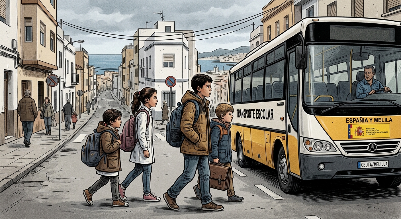 Ayudas para transporte escolar en Ceuta y Melilla 2026/2027