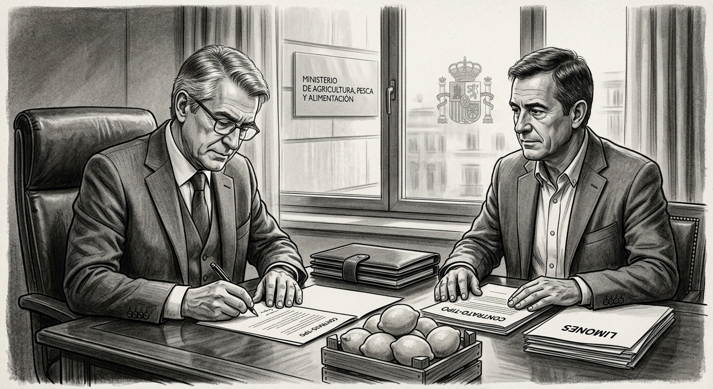 Homologado el contrato-tipo para la compraventa de limones