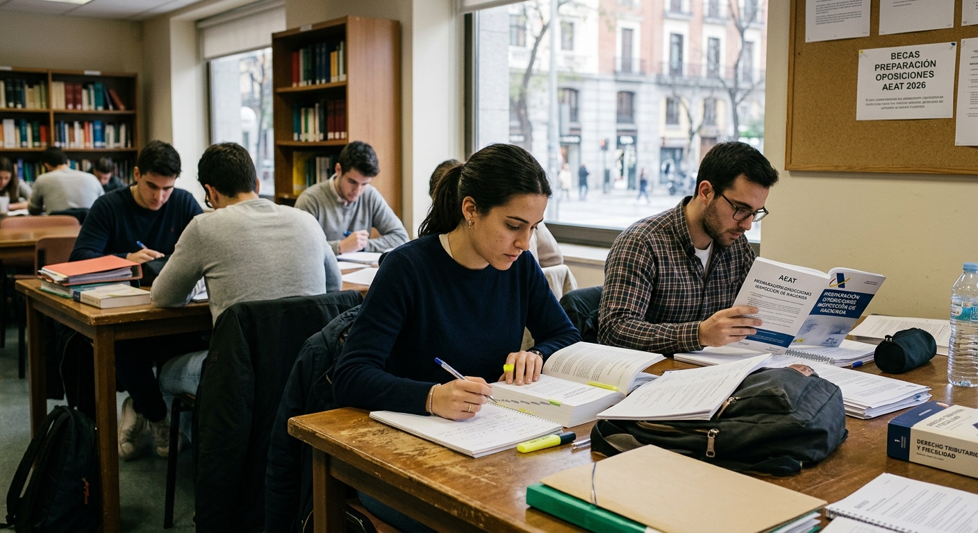 286 becas para preparar oposiciones de la Agencia Tributaria