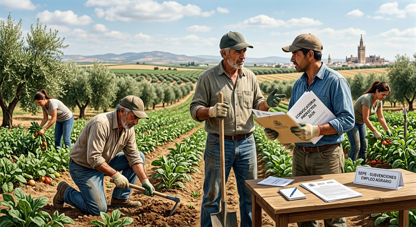 Subvenciones para empleo agrario en Sevilla