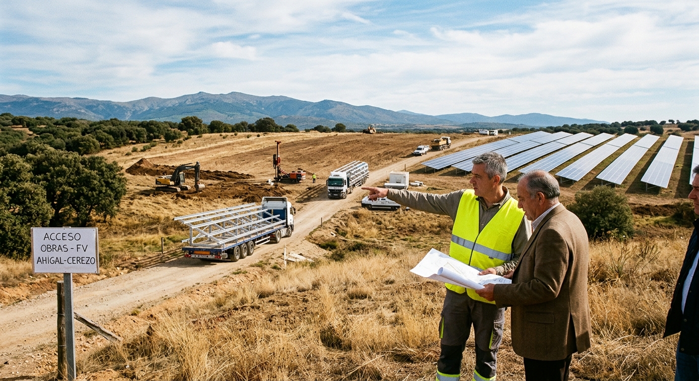 Luz verde a un proyecto fotovoltaico en Ahigal-Cerezo