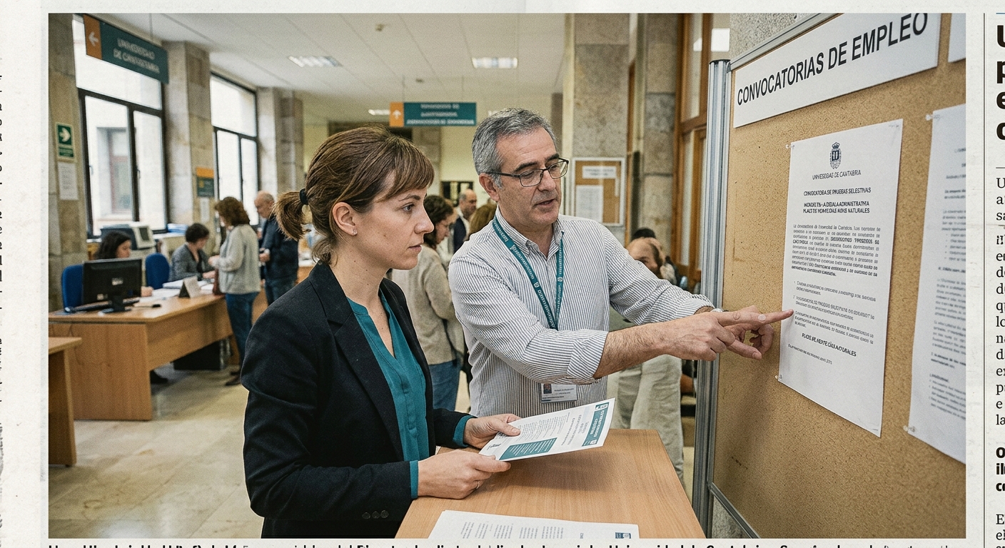 La Universidad de Cantabria busca personal administrativo