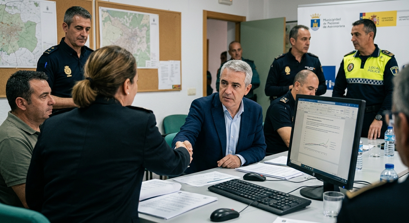Ponteareas refuerza su seguridad con la Policía Nacional