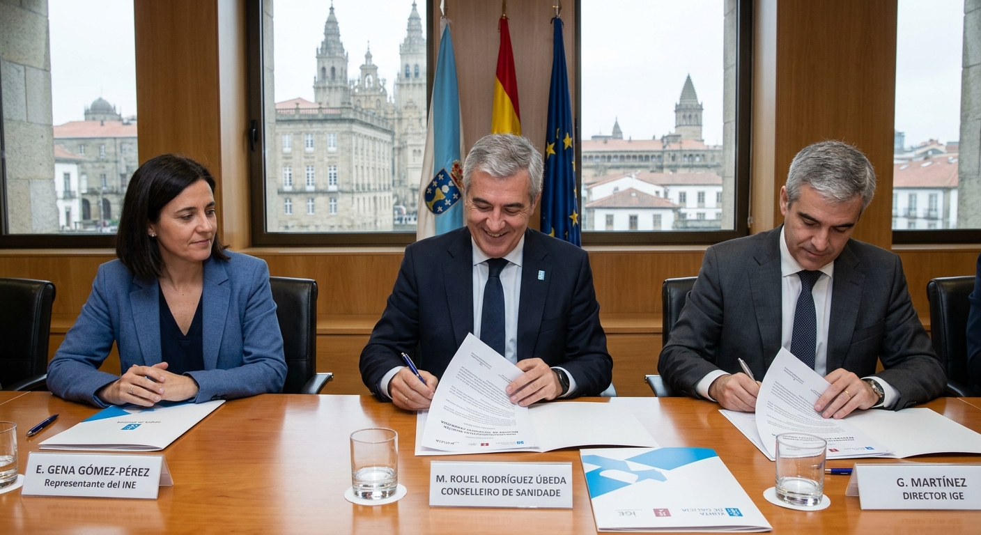 Galicia y el INE unen fuerzas para mejorar la estadística sanitaria