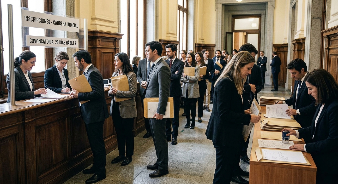 El CGPJ convoca plazas para la carrera judicial