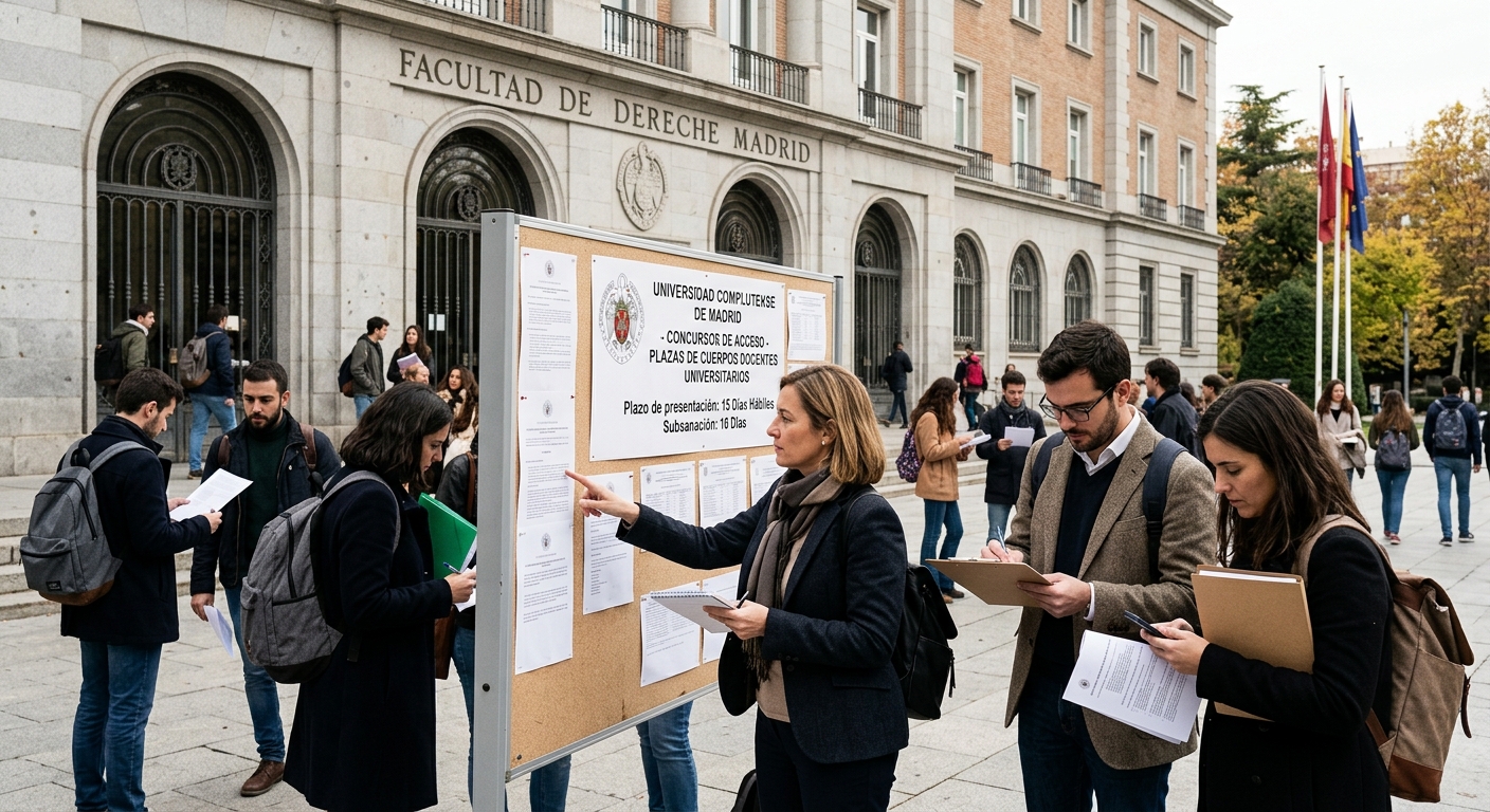 La Complutense convoca plazas de cuerpos docentes