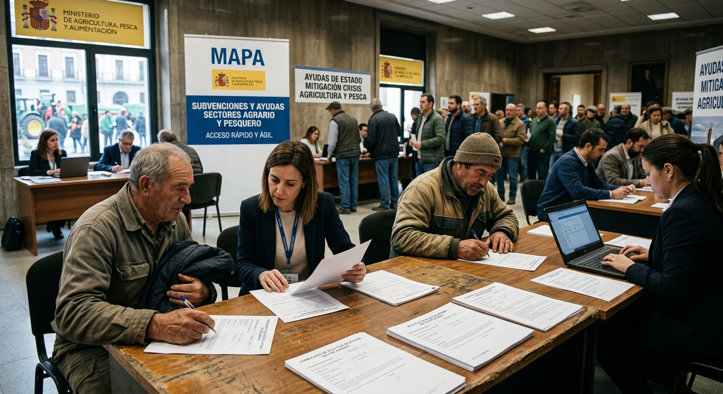 Nuevas ayudas para salvar al sector agrario y pesquero